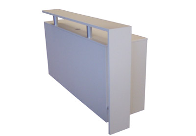 Messetheke Hirschberg II Blau oder Wei